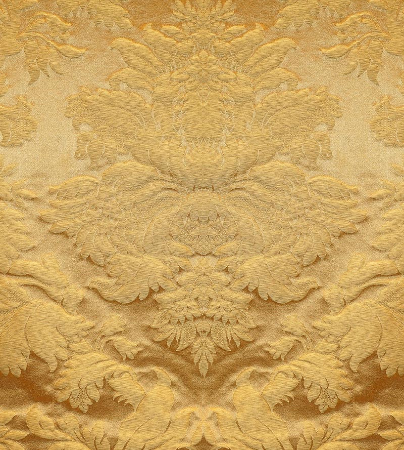 Old World Weavers Urbino Damask Gold Fabric Y064700086