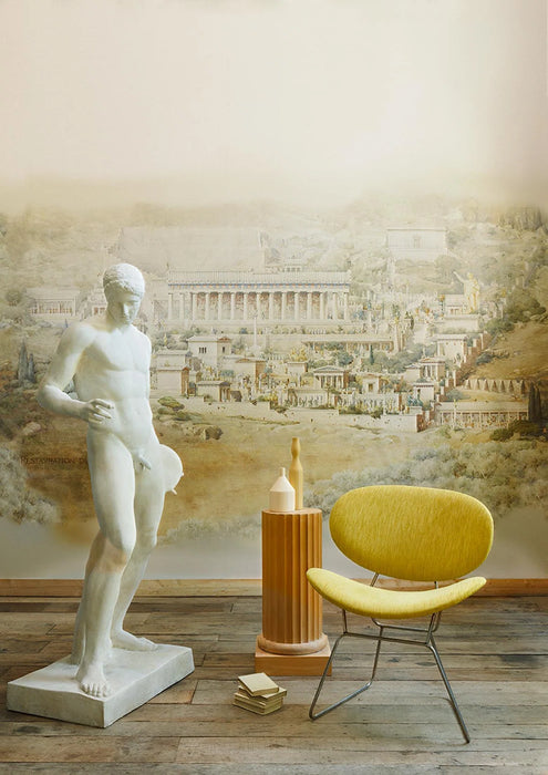 Pierre Frey Apollon Sable Wallpaper Sample FP989001