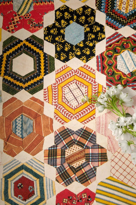 Pierre Frey Quilt Multicolore Wallpaper Sample FP224001