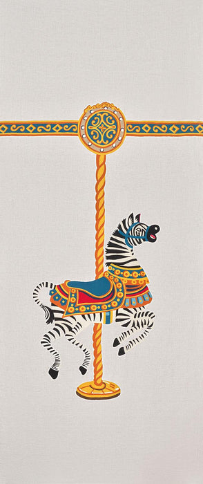 Pierre Frey Le Zebre Du Carrousel Multicolore Fabric Sample F4069001