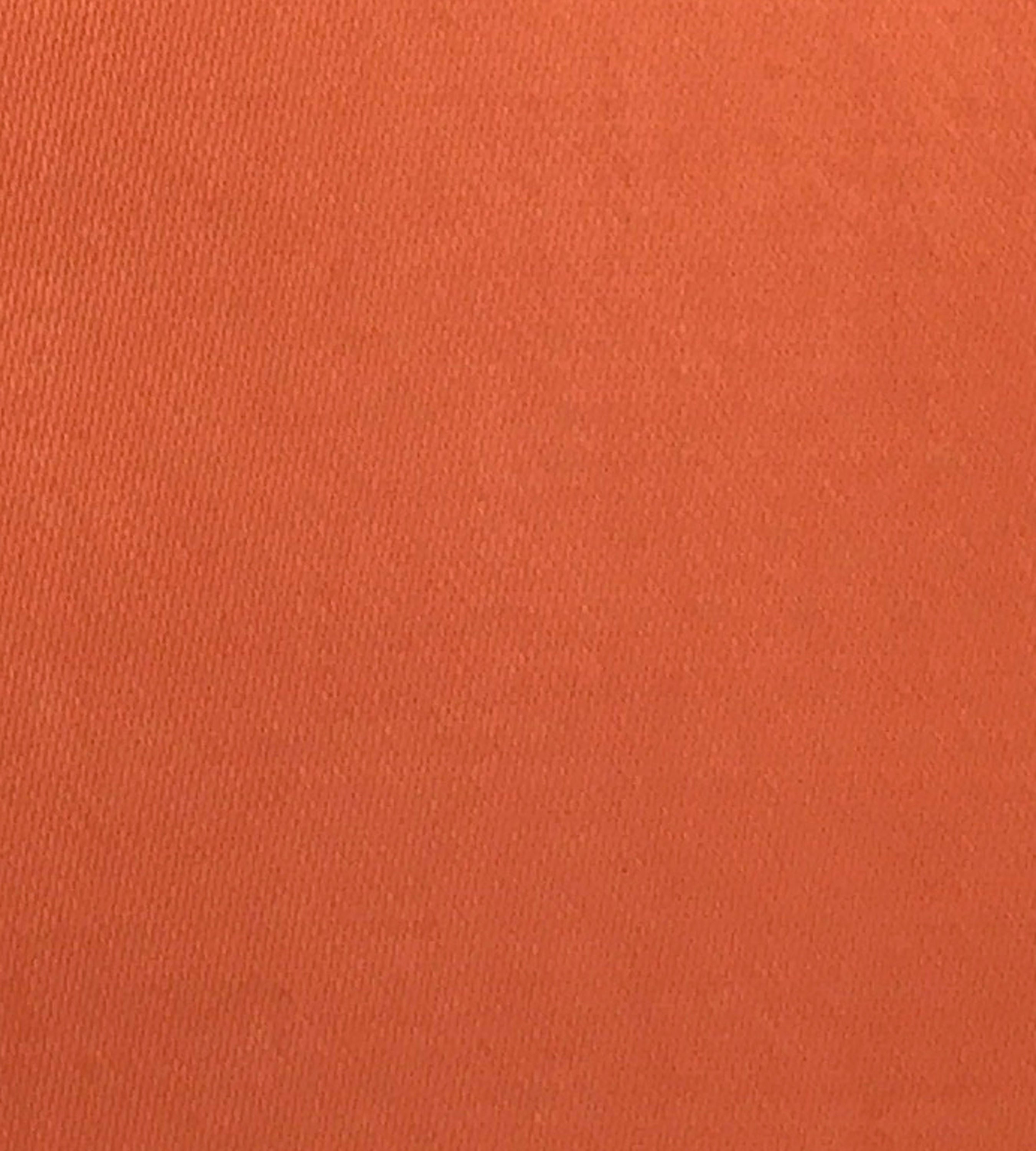 Old World Weavers Satin De Laine Athena Orange Glaze Fabric Sample Z061006131