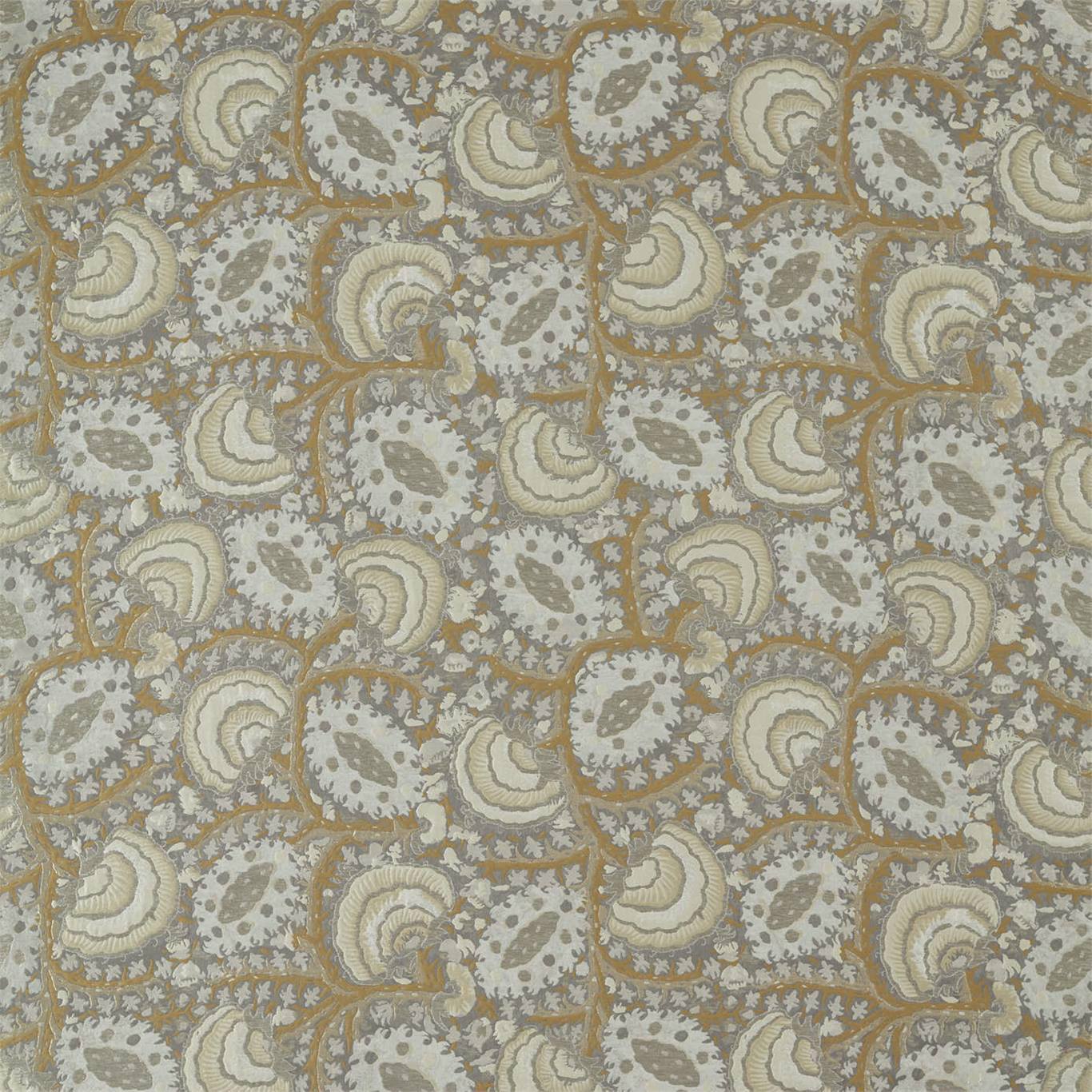 Zoffany Suzani Archive Weave Zinc Fabric Sample ZAQF333087