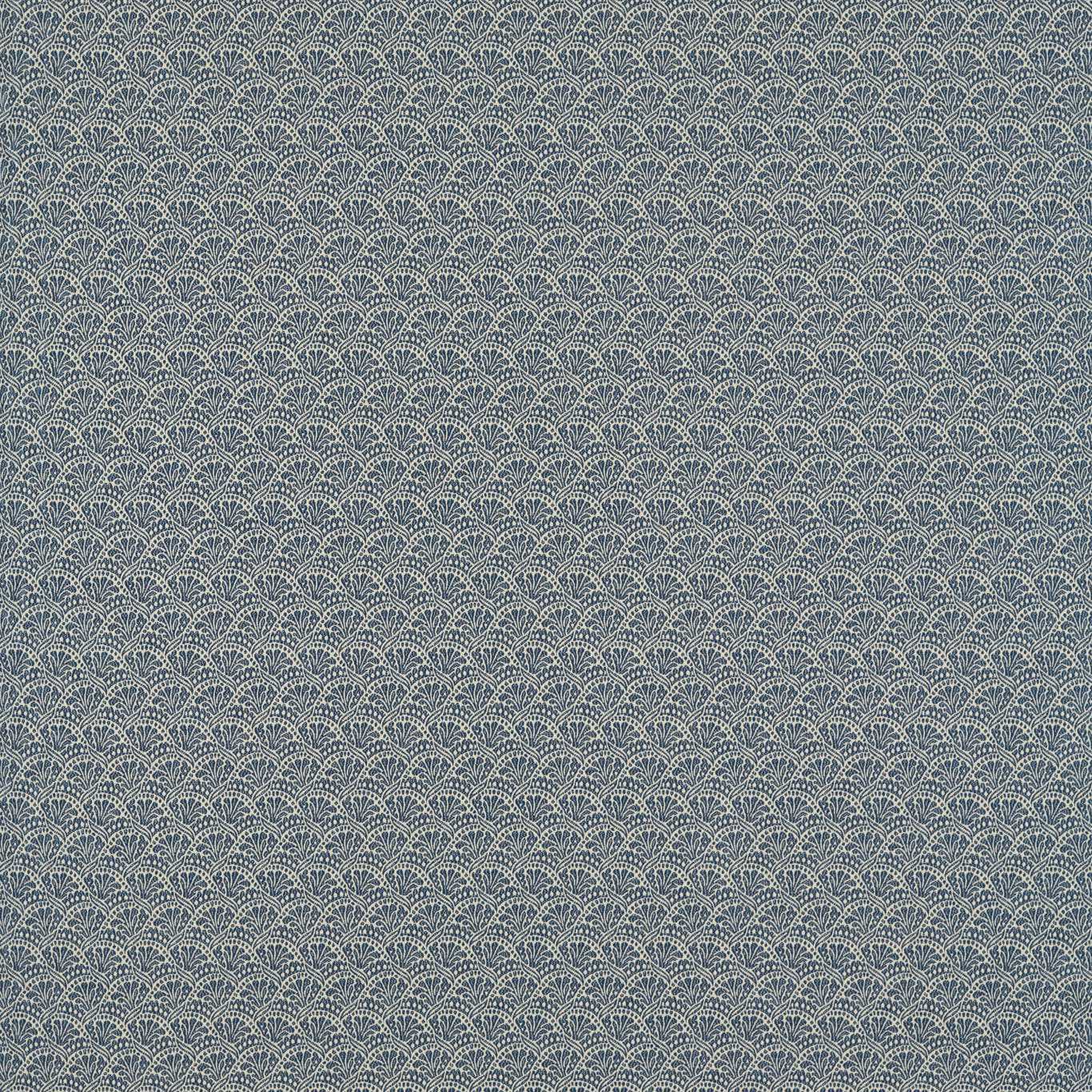 Zoffany Tudor Damask Indigo Fabric Sample ZARW333368