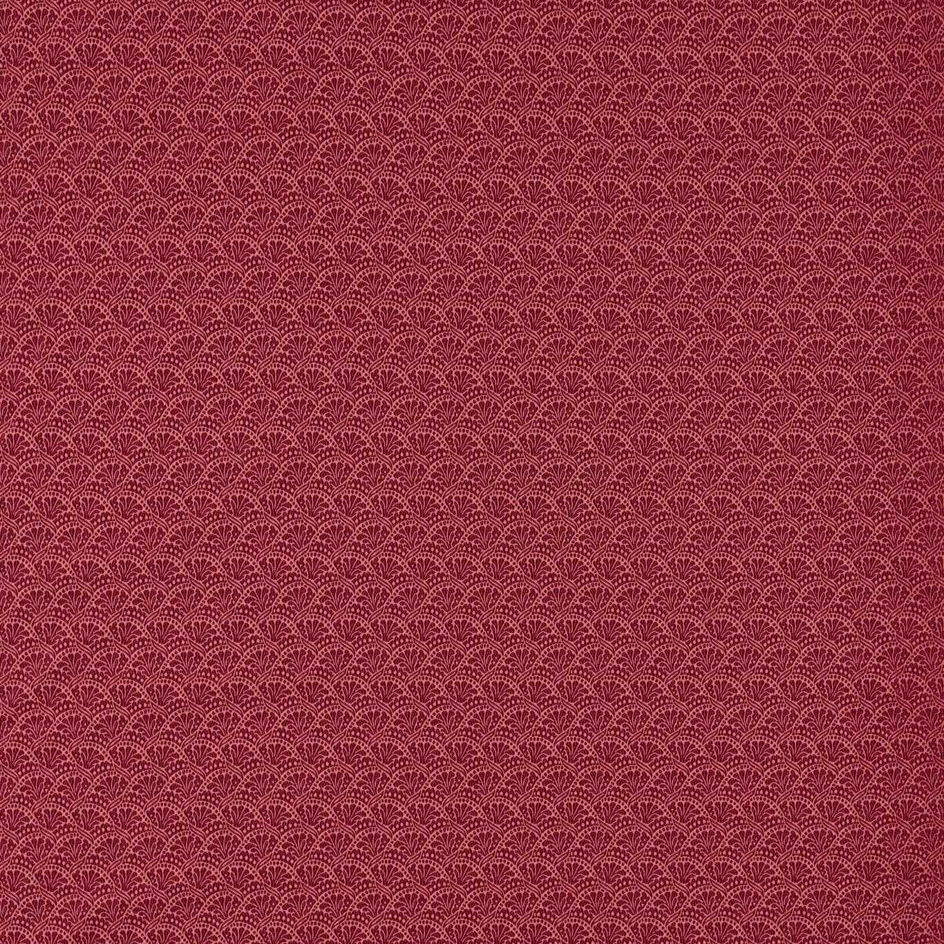 Zoffany Tudor Damask Crimson Fabric ZARW333371