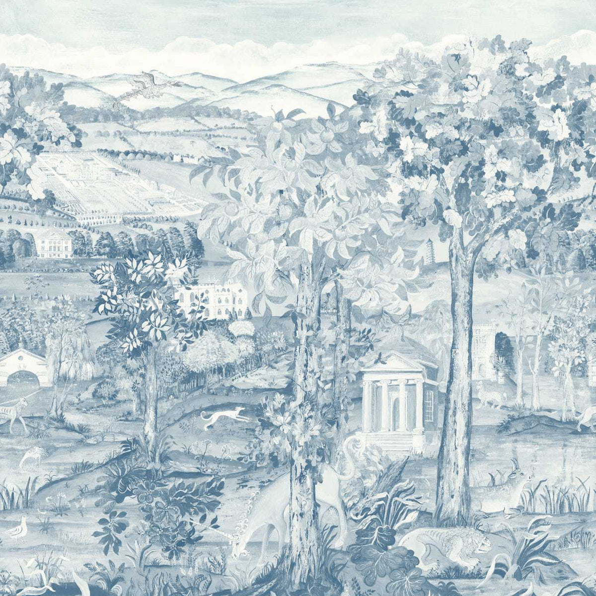 Zoffany Arcadian Thames Tapestry ZATW313039 Wallpaper | 40% Off (Samples)
