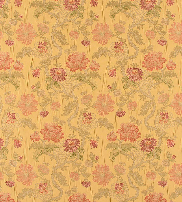 Old World Weavers Palazzo Pamphily Lampas Golden Spice Fabric ZA64100052