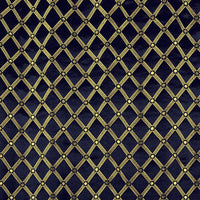 Old World Weavers Reale Diamond Midnight Fabric ZAREAL2129