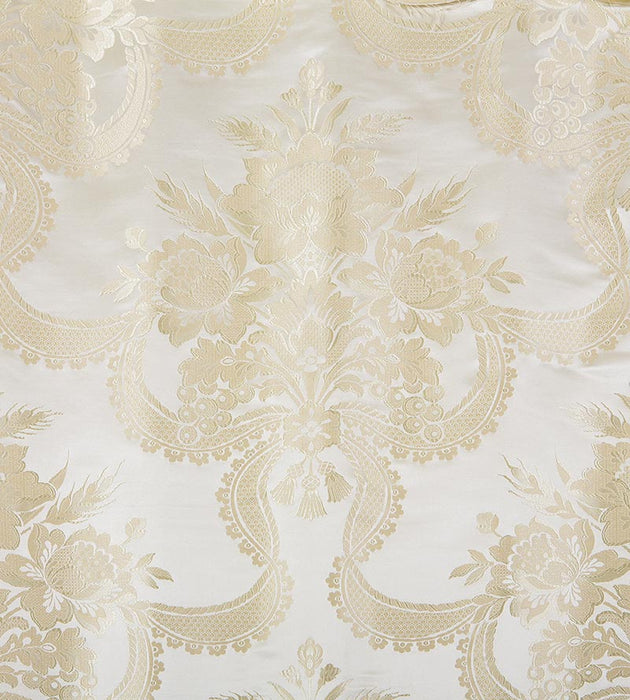 Old World Weavers Reale Nastri Silk Cream Fabric ZARNAS2154