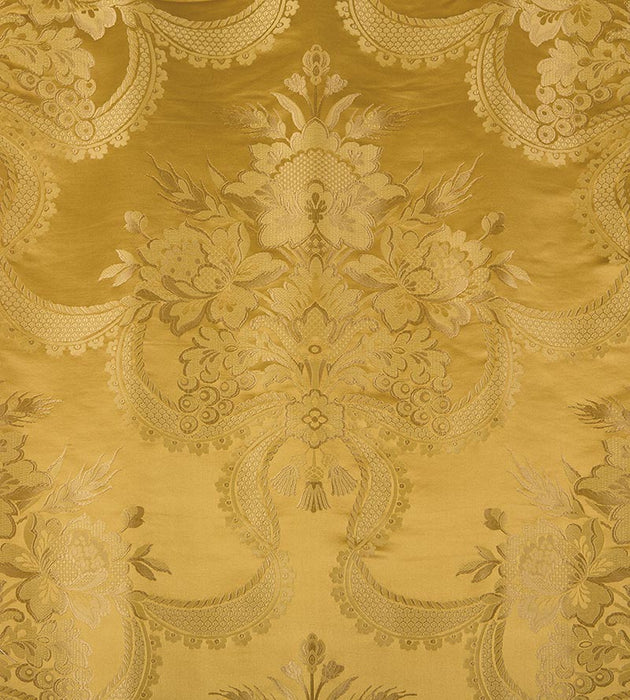 Old World Weavers Reale Nastri Gold Fabric Sample ZARNAS2156