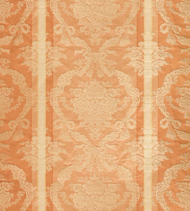 Old World Weavers Petrarca Stripe Peach Fabric Sample ZAPTRS2190