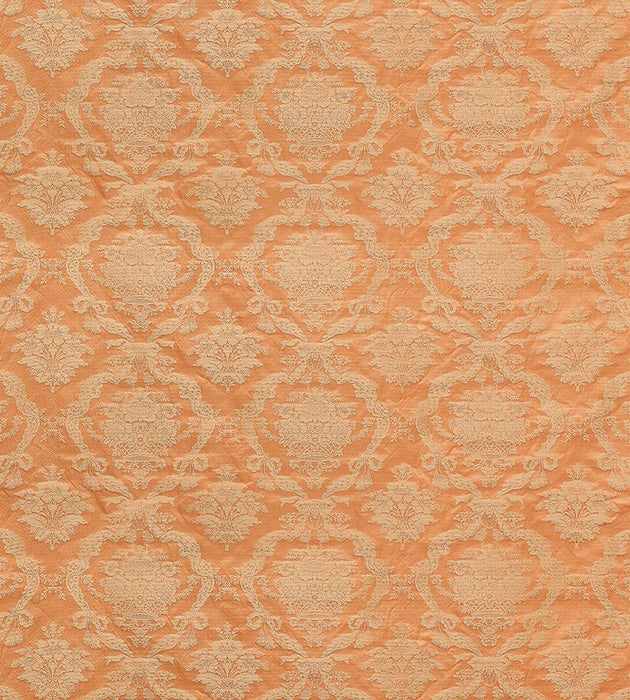 Old World Weavers Petrarca Damasco Apricot Fabric Sample ZAPETR2199