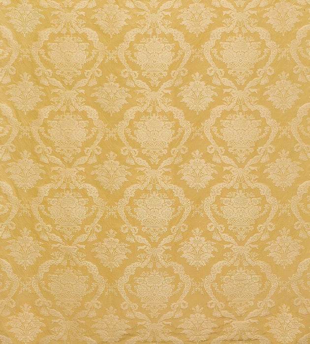 Old World Weavers Petrarca Damasco Gold Fabric Sample ZAPETR2200