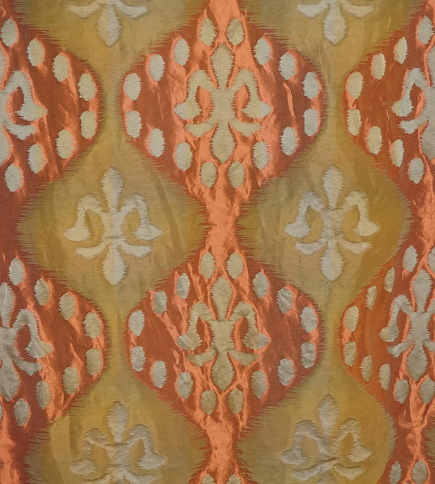 Grey Watkins Angel Of Longevity Salmon / Blue / Green Fabric Sample ZB17300002