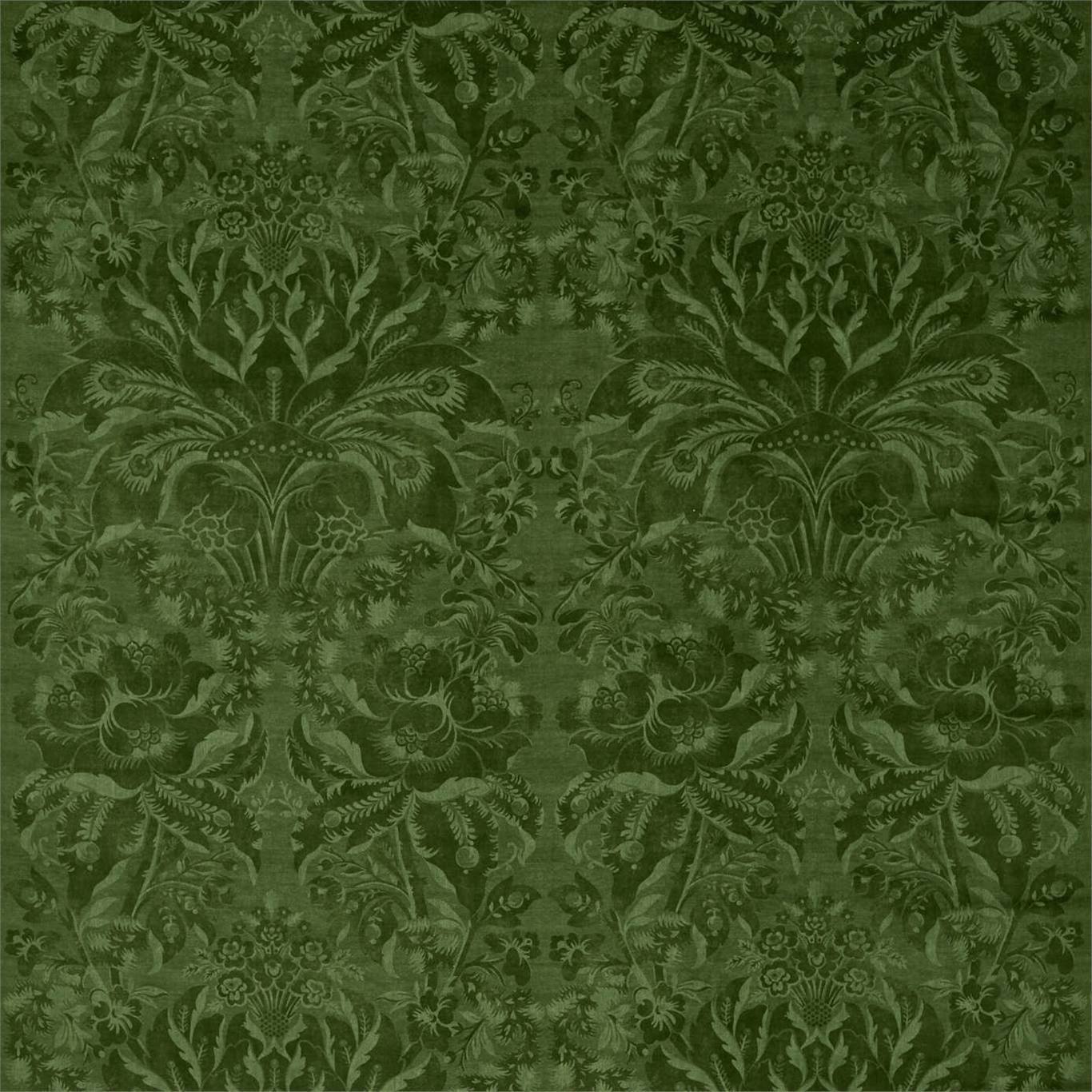 Zoffany Ducato Velvet Olivine Fabric Sample ZDAF322689