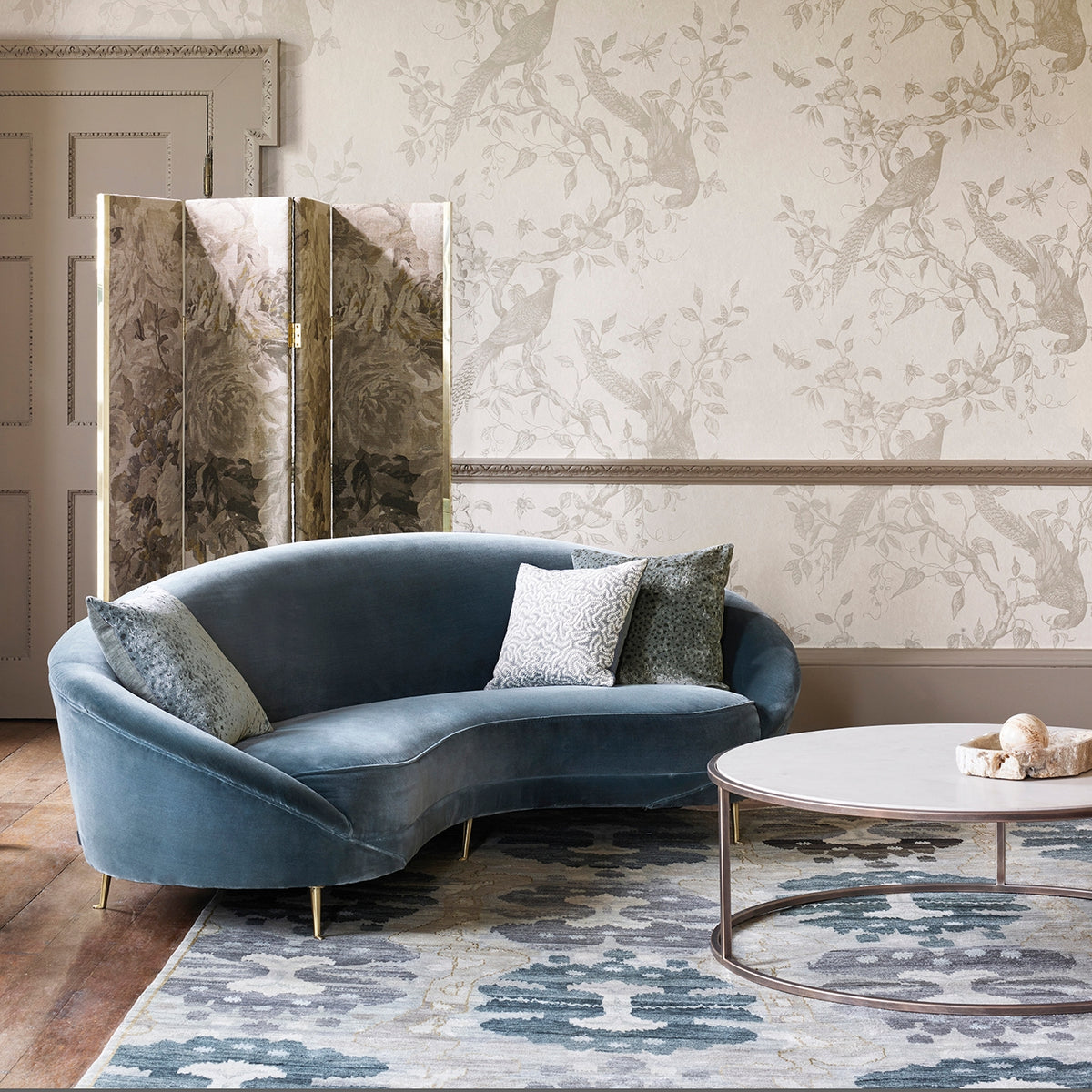 Zoffany Darnley Snow ZDAR312848 Wallpaper | 40% Off (Samples)