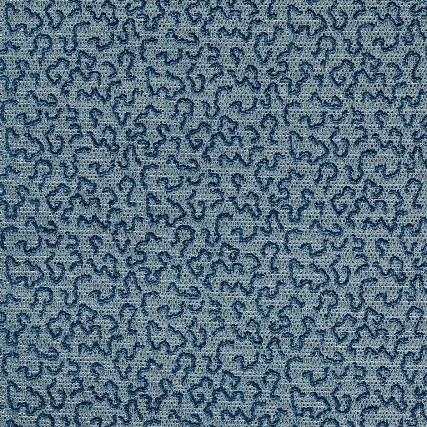 Zoffany Domino Velvet Blue Stone Fabric Sample ZDMV333513