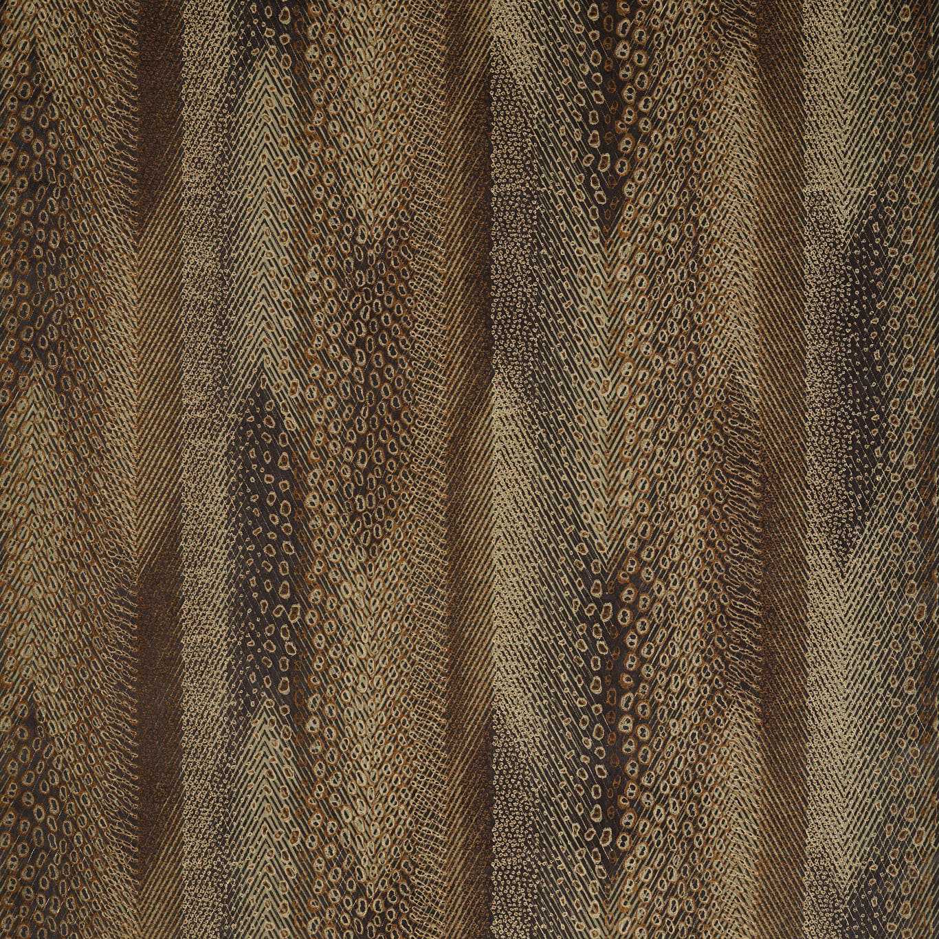 Zoffany Nyala Vine Black/Gold Fabric Sample ZDMV333521