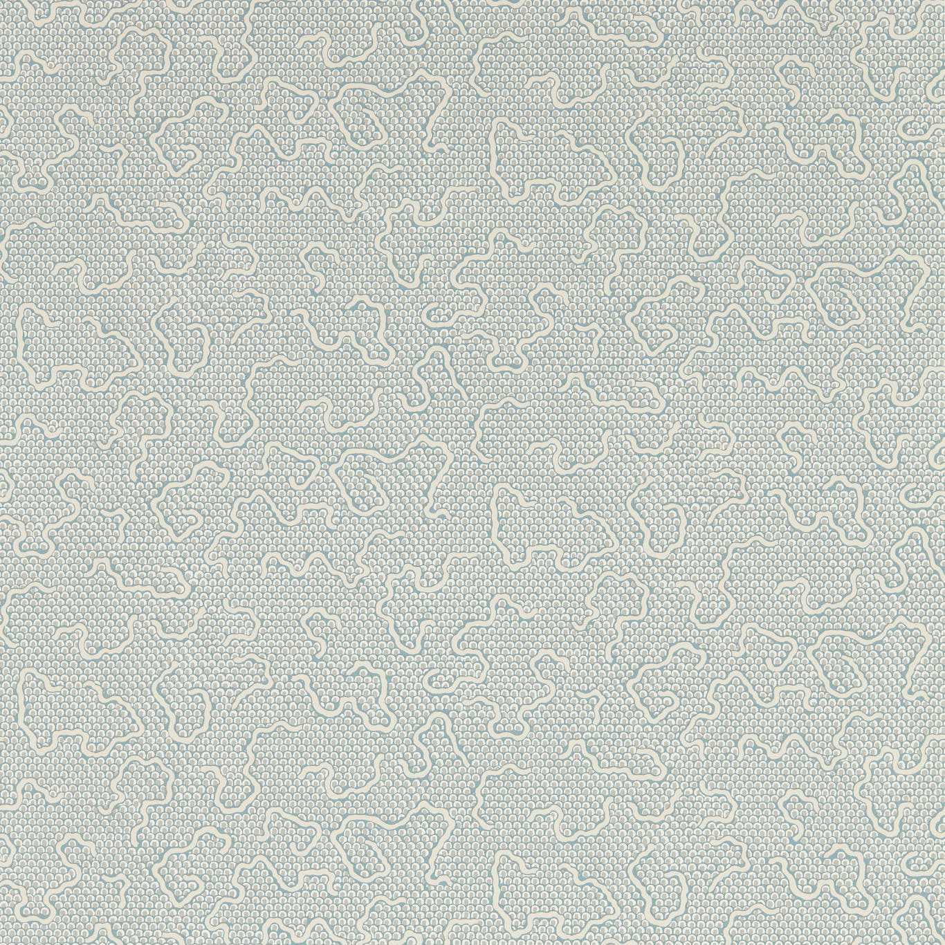 Zoffany Domino Paper Stockholm Blue Wallpaper Sample ZEND313099