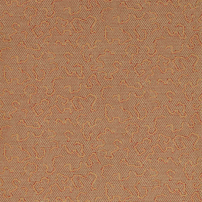 Zoffany Domino Paper Russet Wallpaper Sample ZEND313101