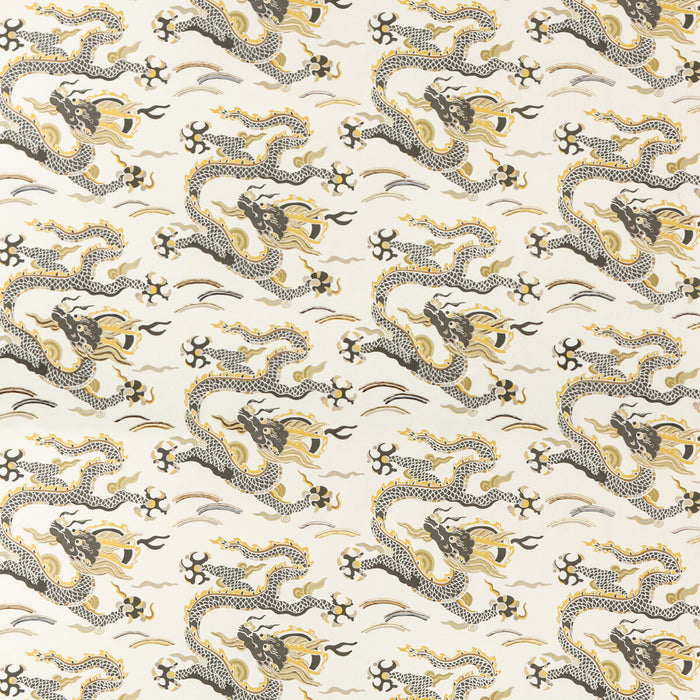Kravet Couture Zen Dragon Gold Fabric ZEN DRAGON.421.0