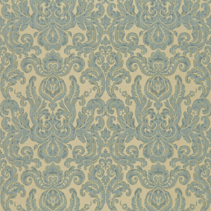 Zoffany Brocatello Blue Fabric Sample ZGRD85008