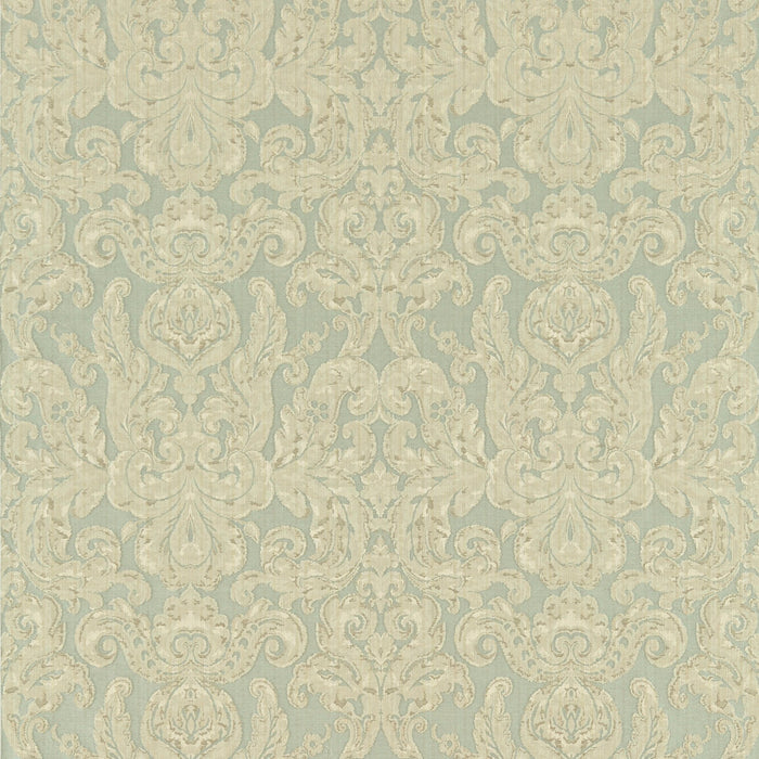 Zoffany Brocatello Light Blue Fabric Sample ZGRD85010