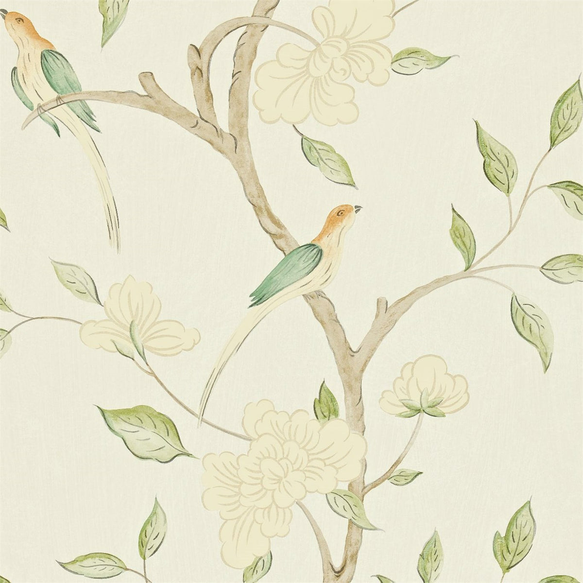 Samples Cream Icon Zoffany Eleonora Celadon/Cream ZGUV08002 Sample | 40% Off (Samples)