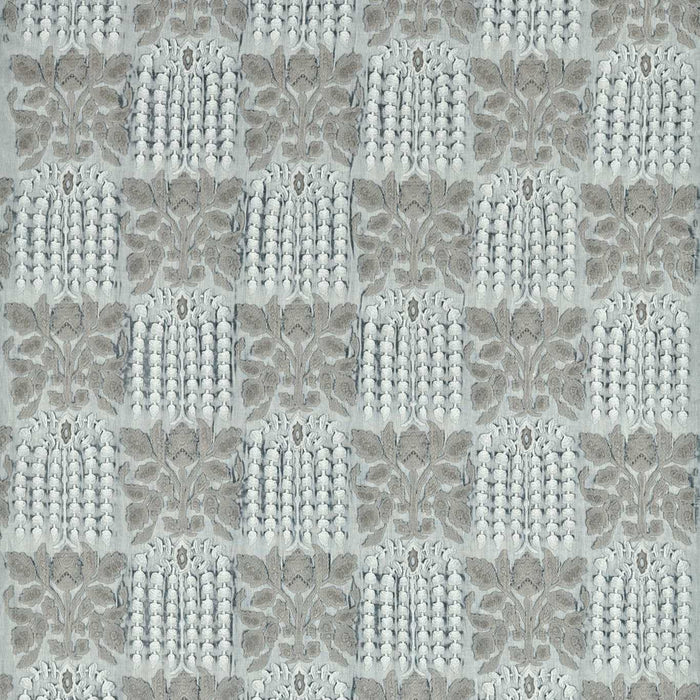 Zoffany Nirvani Embroidery Faded Amethyst Fabric Sample ZHIF333234