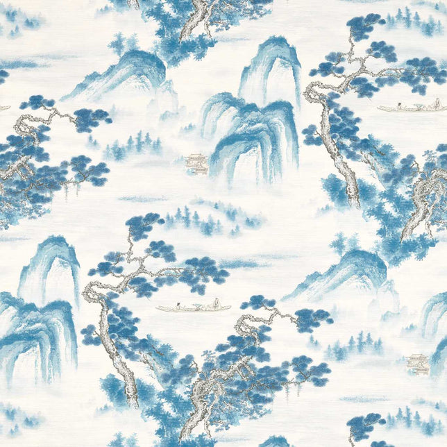 Zoffany Floating Mountains Indigo ZHIW312984 Sample | 40% Off (Samples)