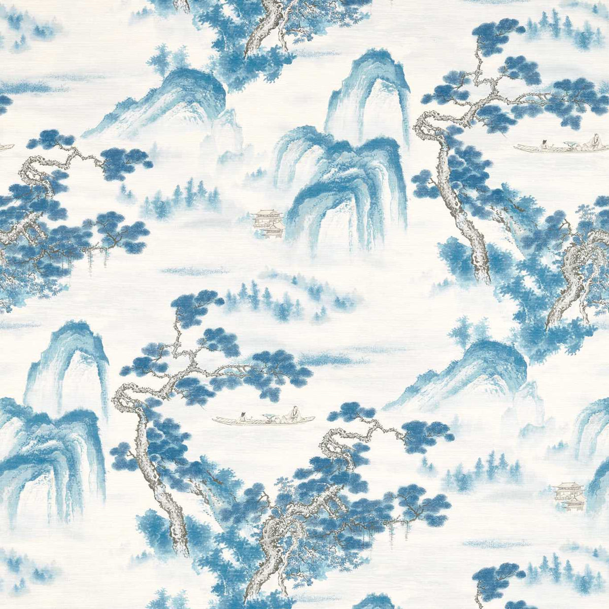 Zoffany Floating Mountains Indigo ZHIW312984 Sample | 40% Off (Samples)
