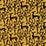 Zoffany Deco Deer Tigers Eye/Vine Black Fabric Sample ZICO333017