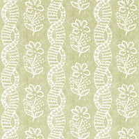 Zoffany Dabu Stripe Pale Olive Wallpaper ZIND313118