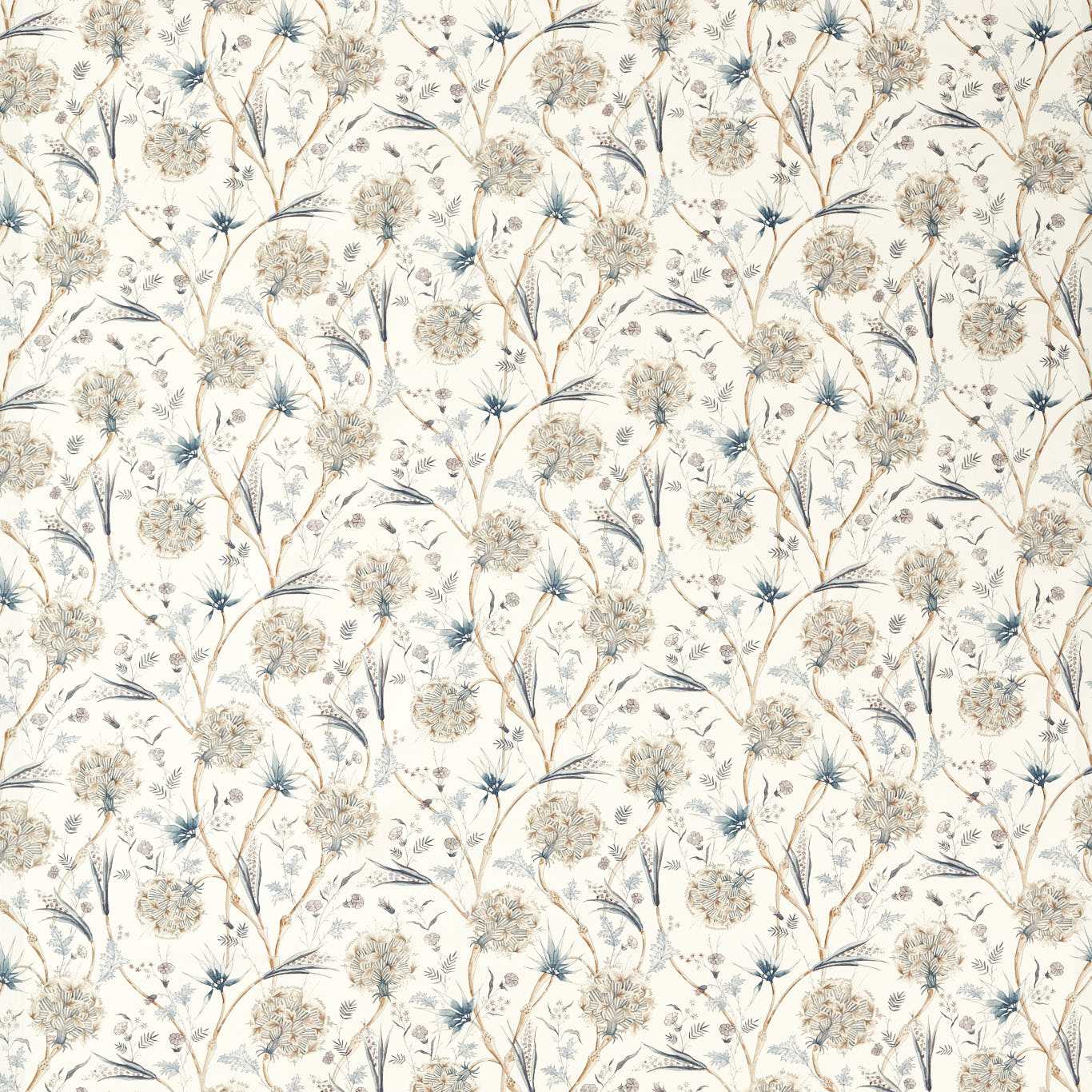 Zoffany Wallichi Quartz Grey Fabric Sample ZINF322782