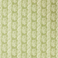 Zoffany Dabu Stripe Pale Olive Fabric ZINF322788