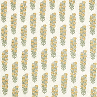 Zoffany Sanganeri Block Print Primrose/Evergreen Fabric ZINF322791