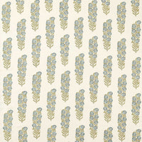 Zoffany Sanganeri Block Print Tempest/Olive Fabric ZINF322792