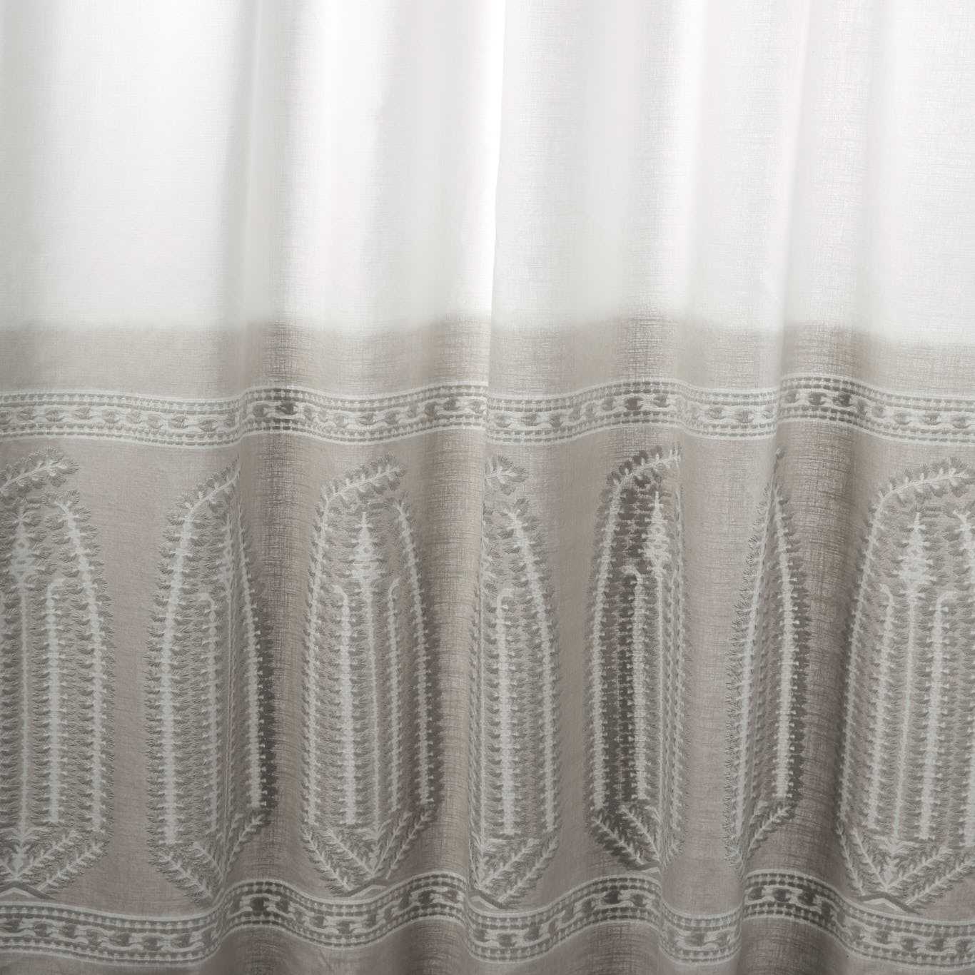 Zoffany Zardozi Ombre Quartz Grey Fabric ZINF333549