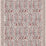 Zoffany Jayshree Red/Blue Fabric Sample ZJAI331627
