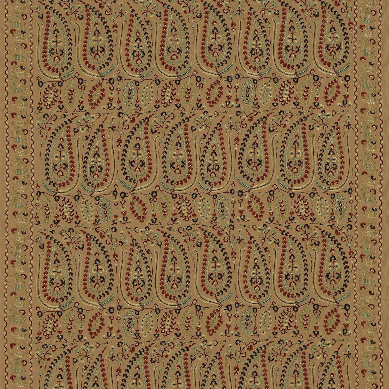 Zoffany Jayshree Spice/Russet Fabric Sample ZJAI331629