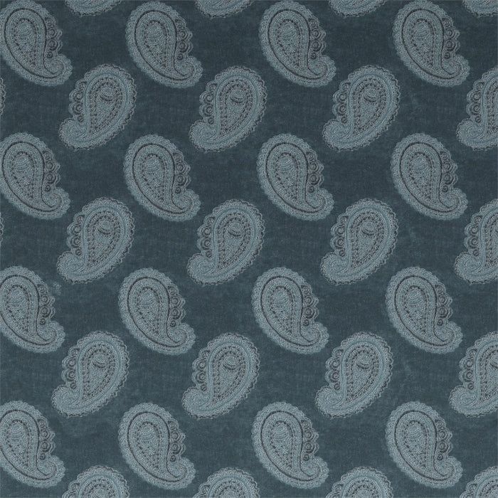 Zoffany Orissa Velvet Azure Fabric Sample ZJAI331661