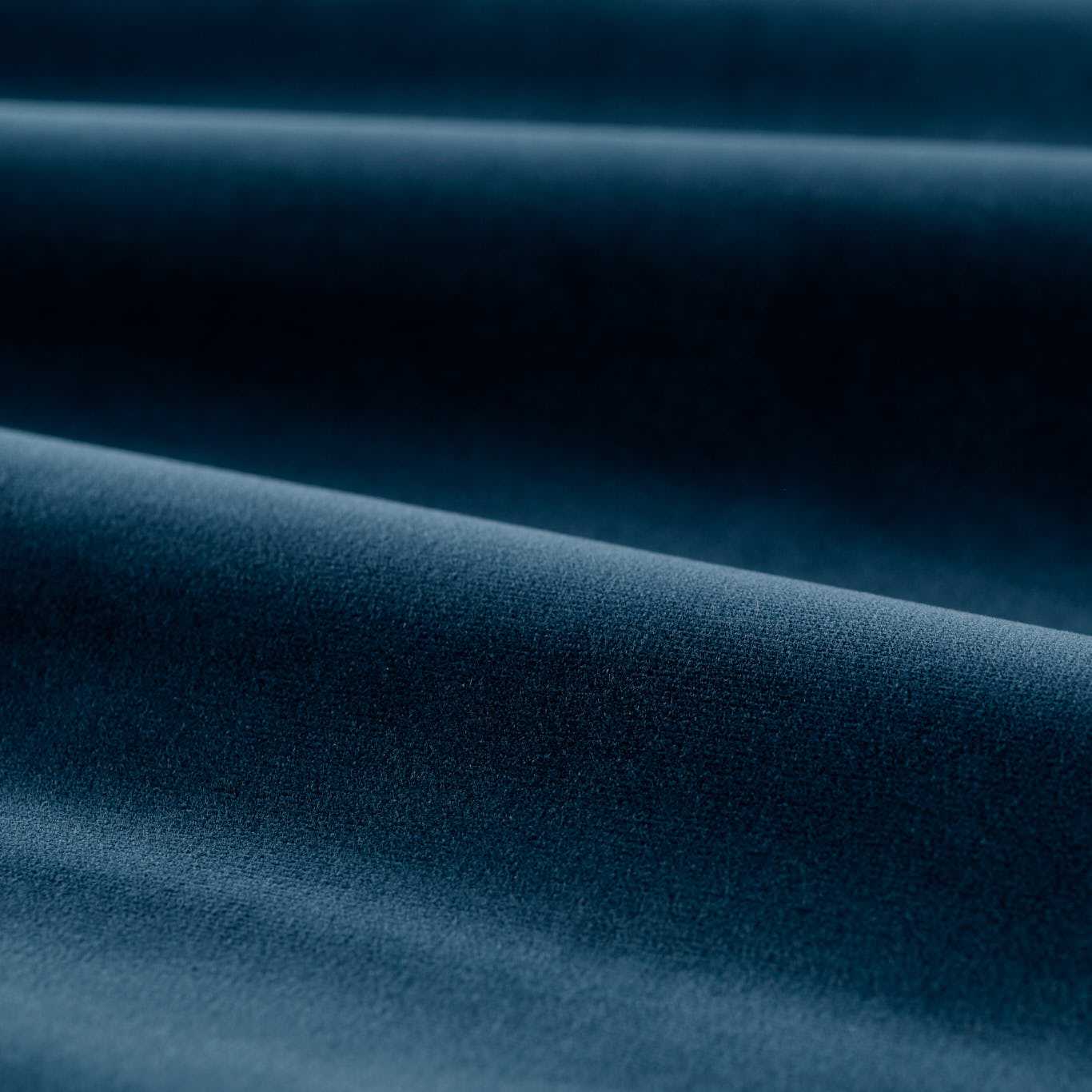 Zoffany Cotton Velvet Performance Mazarine Blue Fabric Sample ZL4X333450