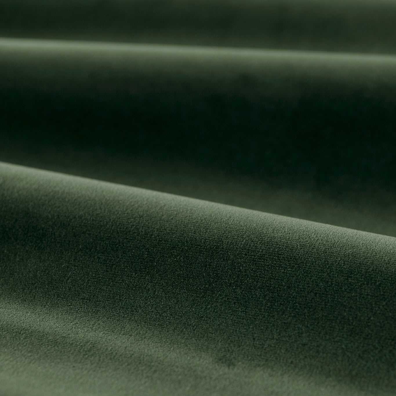 Zoffany Cotton Velvet Performance Deep Moss Fabric ZL4X333455