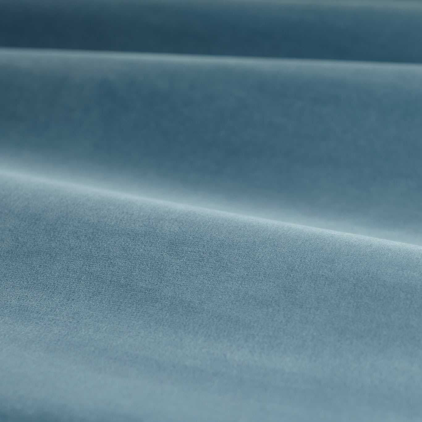 Zoffany Cotton Velvet Performance Wedgwood Blue Fabric Sample ZL4X333501