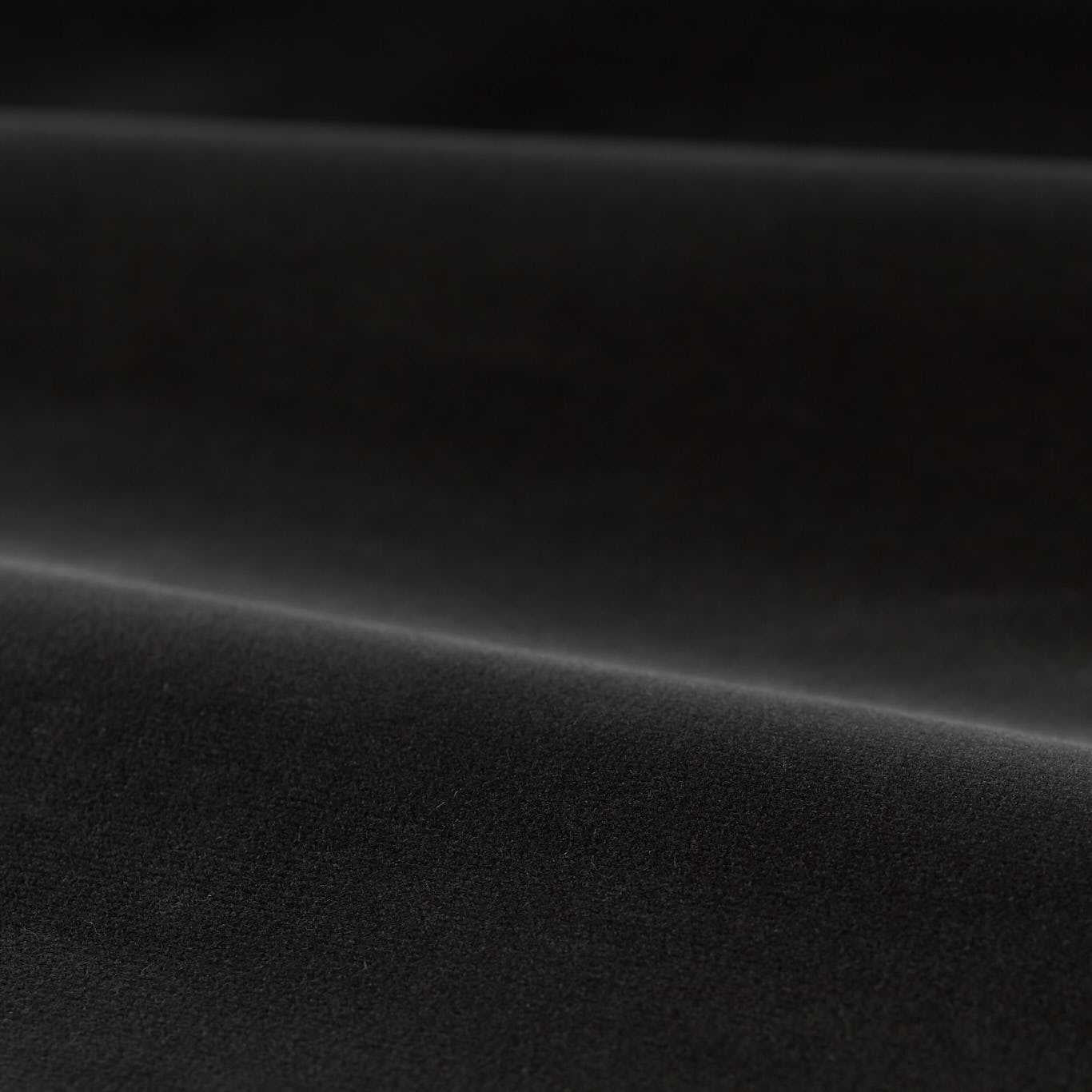 Zoffany Cotton Velvet Performance Anthracite Fabric ZL4X333502