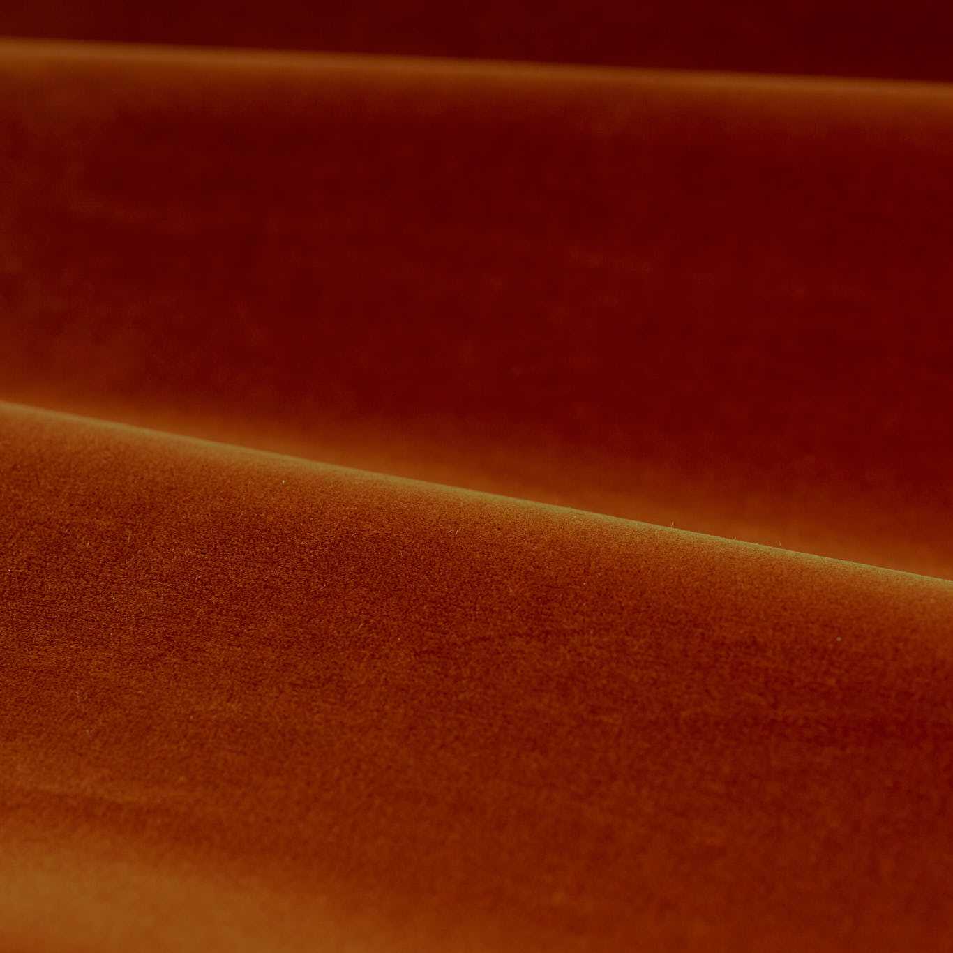 Zoffany Cotton Velvet Performance Terracotta Fabric Sample ZL4X333508