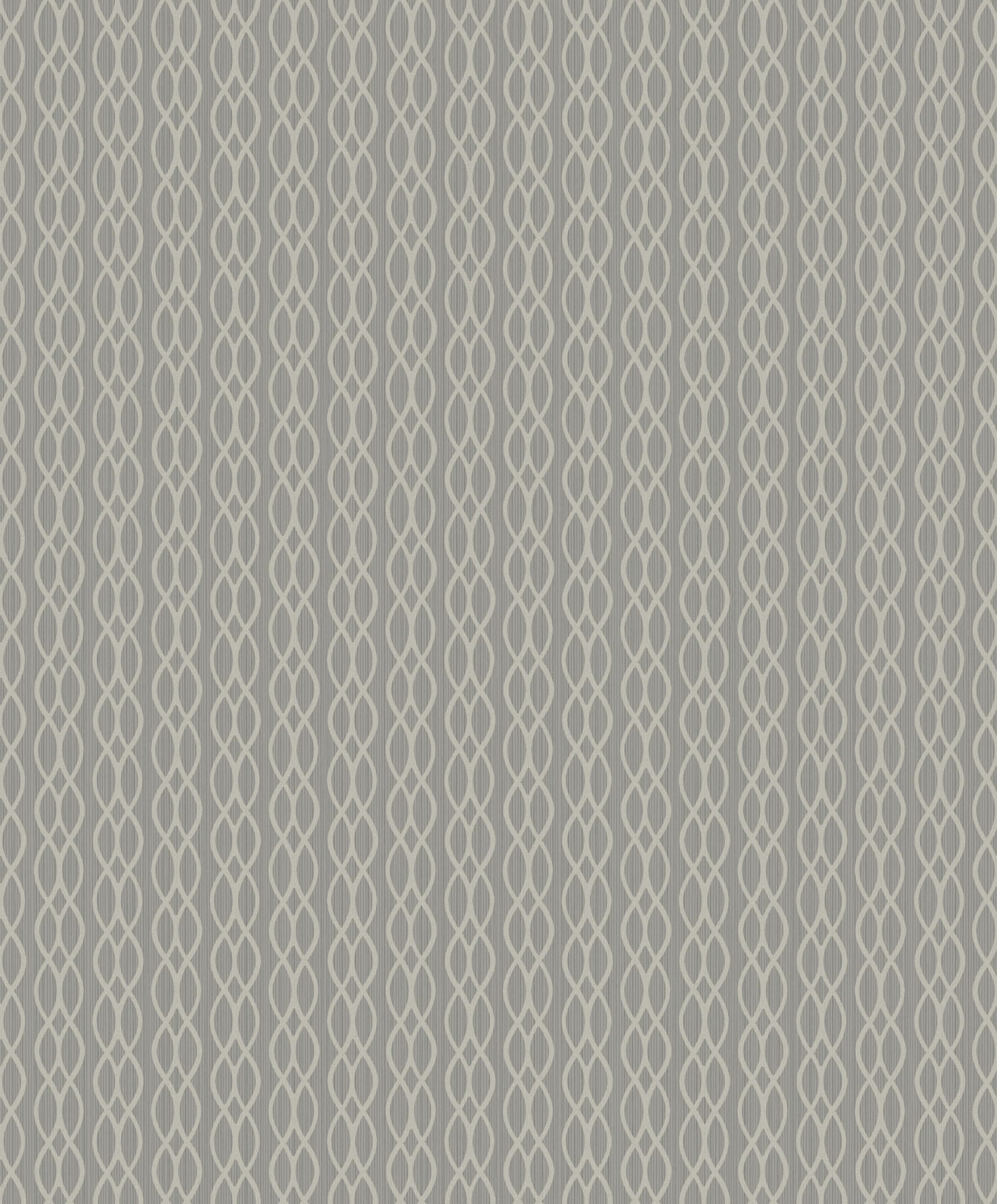 Seabrook Designs Miniature Ogee Silver Wallpaper ZN52400