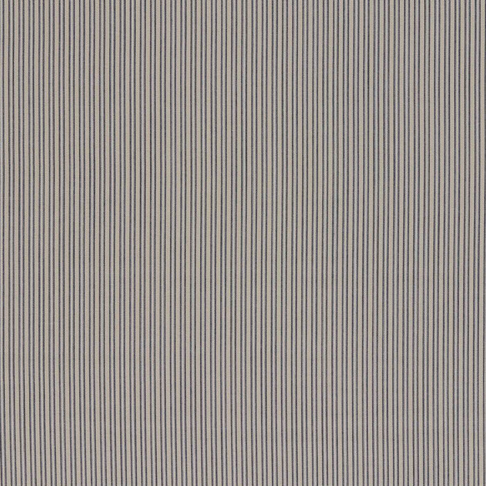 Zoffany Apron Stripe Stone/Denim Fabric Sample ZOF0241-02