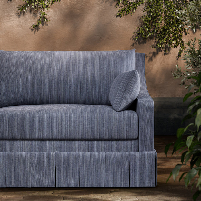 Zoffany Veranda Strie Indigo Fabric ZOF0243-02