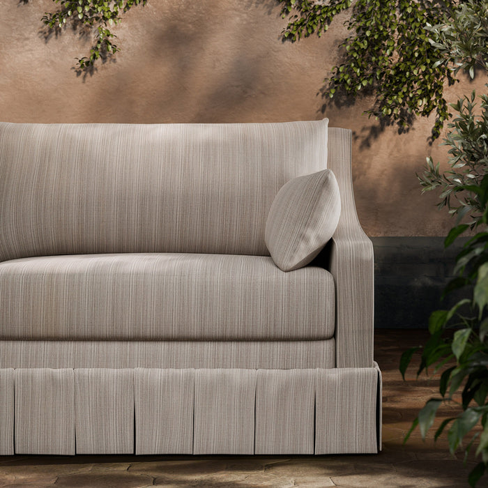 Zoffany Veranda Strie Chalk Fabric ZOF0243-04