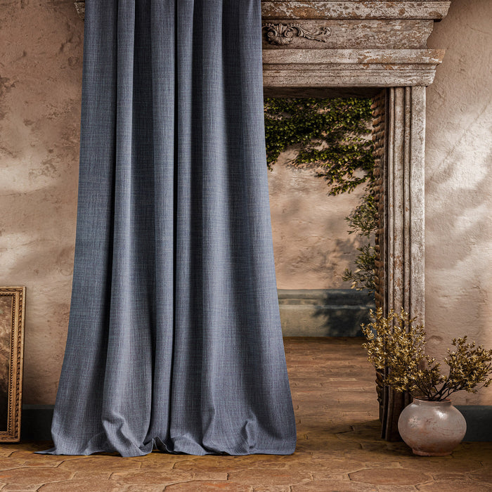 Zoffany Orchard Grosgrain Denim Fabric ZOF0246-01